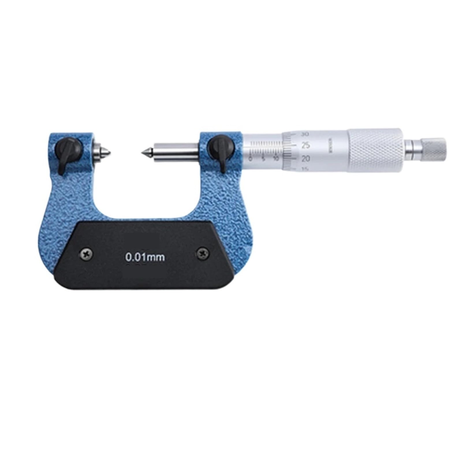 Micrómetros de rosca de 0-25 mm/25-50 mm/50-75 mm/75-100 mm Calibrador micrométrico de rosca con yunques de medición incluidos Múltiples modos de medición(50-75mm)