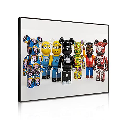Amazon.co.jp: ベアブリックアートパネル Bearbrick画像装飾 暴力熊