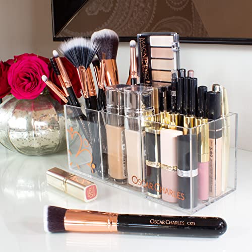 Set de pinceaux de maquillage pour une mise en beauté rapide le matin avec support de rangement - 5