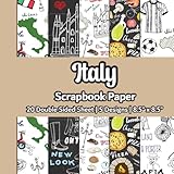 Photo Gallery italy scrapbook paper: italian themed scrapbook paper | 5 designs | 20 double sided non perforated decorative paper craft for craft projects, card ... mixed media art and junk journaling | vol.1 Photo Gallery italy scrapbook paper: italian themed scrapbook paper | 5 designs | 20 double sided non perforated decorative paper craft for craft projects, card ... mixed media art and junk journaling | vol.1