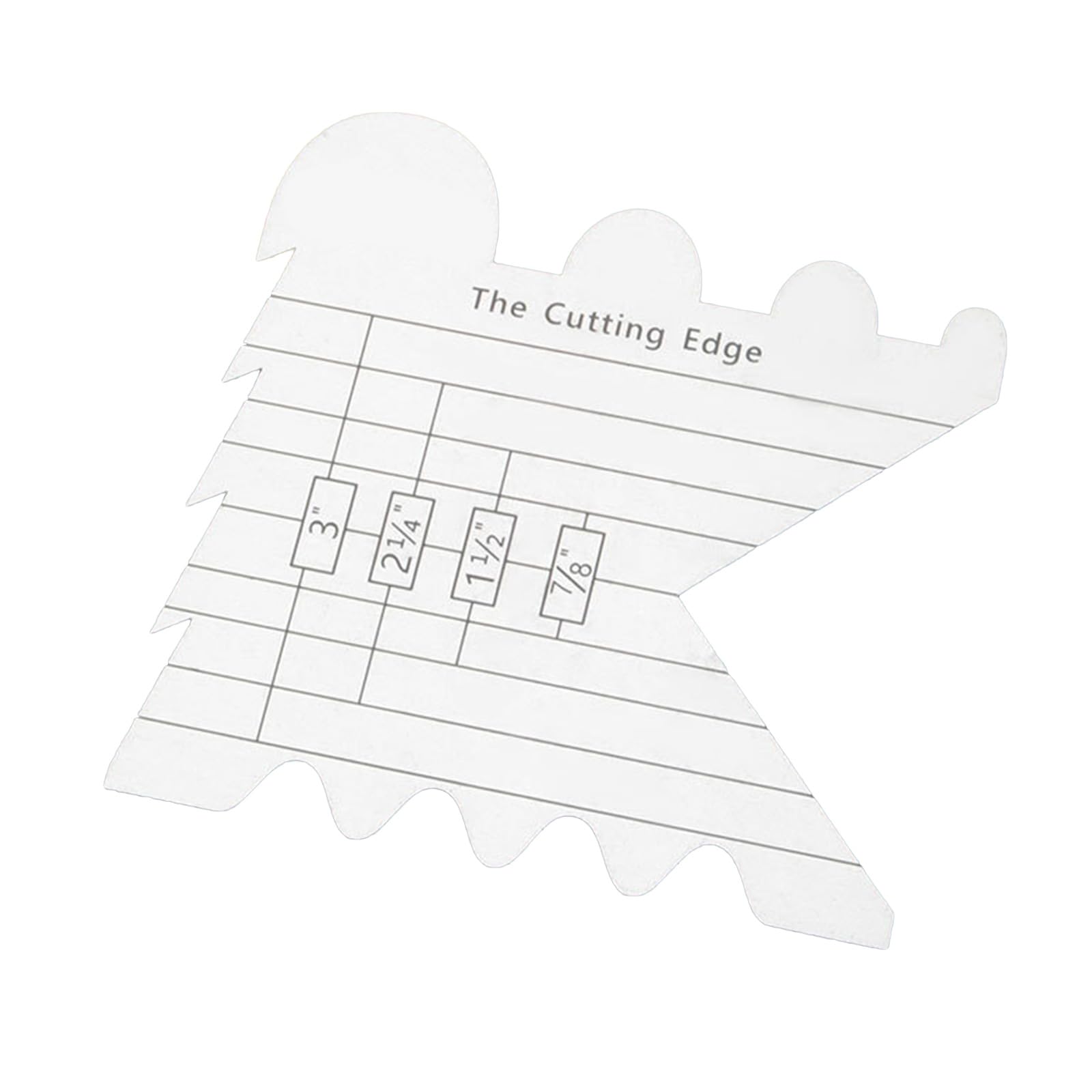Cutting Ruler Quilting Ruler Cutting Edges Quilting Templates Sewing for & Sealing Ribbon Tool Edges