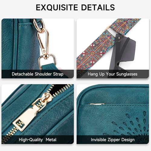 Image of APHISON Crossbody Bags for Women Trendy,Vegan Leather Small Crossbody Purses Shoulder Handbags with Adjustable Strap