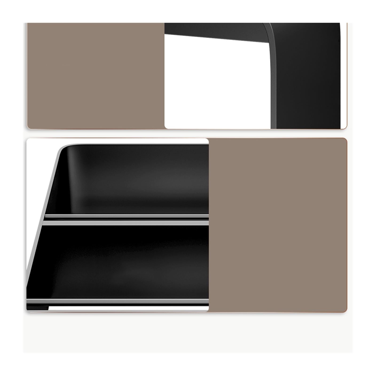 Mensola Doccia Scaffale da Parete for WC Scaffale for lavabo Scaffale for Cosmetici Scaffale da Parete in Metallo Senza Foratura Mensole Bagno(Bianco)