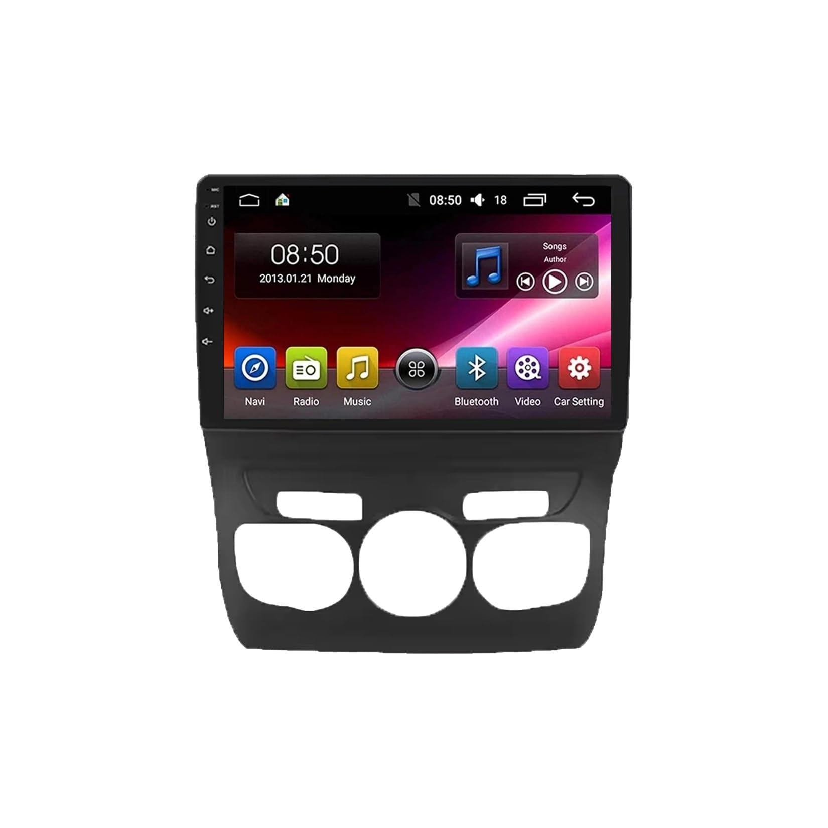 Radio Samochodowe dla Citroen C4 C4L DS4 2013-2017 Z Bluetooth, Fm I Aux; Obsługa Mirror Link, Nawigacji Gps Oraz Sterowania Głosowego, 8 Rdzeń 6G+128G