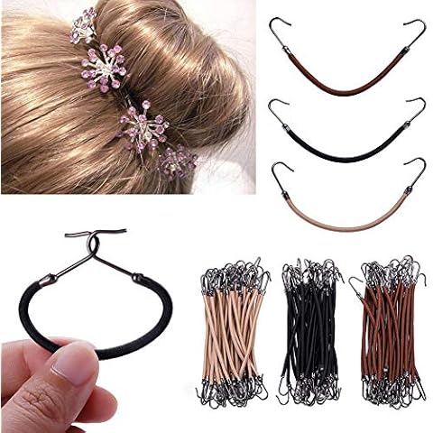 RUNGAO - 30 Faixas Elásticas para el Cabello con Gancho Cover