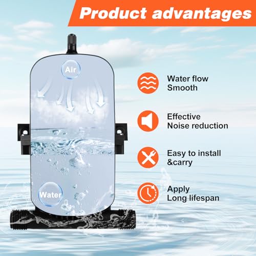Image of Pre-Pressurized RV Accumulator Tank 0.75L 125PSI,1 /2 MNPT Port Fitting,Reduces Pump Cycling and Smooths Water Flow for Marine, RV, and Off-Grid Systems (0.75L-125PSI-Accumulator Tank)