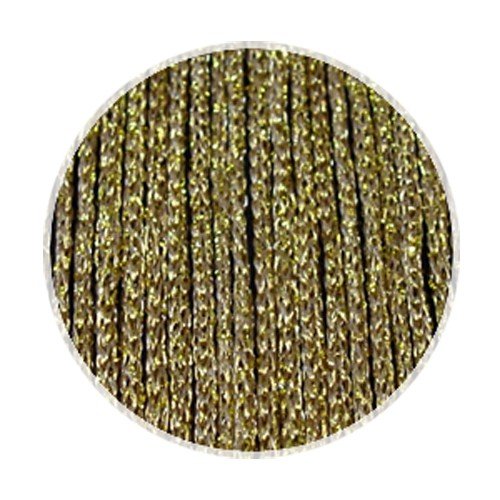 Kaikoon Fadenvorhang 90 cm x 240 cm Gold glänzend (BxH)
