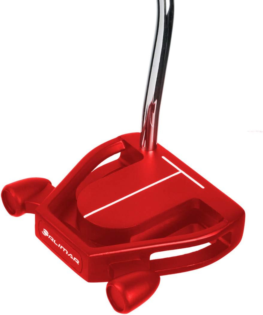 Orlimar Golf F80 Mallet Putter, Red/Black with Oversize Putter Grip