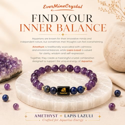 Image of Zodiac Crystal Bracelet with Raw Selenite Plate for Men & Women | Aries, Taurus, Gemini, Cancer, Leo, Virgo, Libra, Scorpio, Sagittarius, Capricorn, Aquarius & Pisces Rashi Bracelet | Astrology Healing Crystal Gift