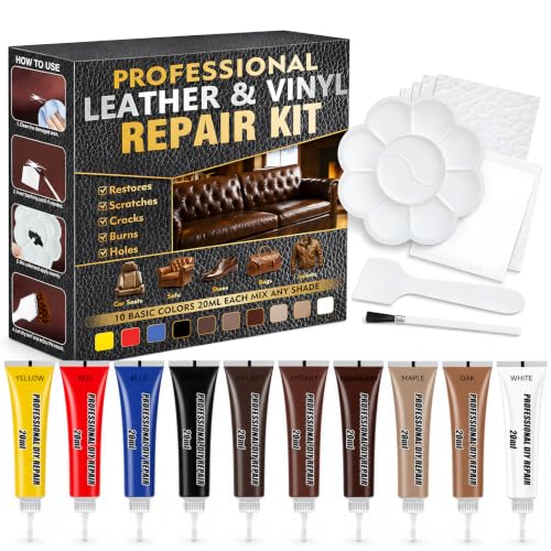 Nozerix 10-Color Leather Repair Kit