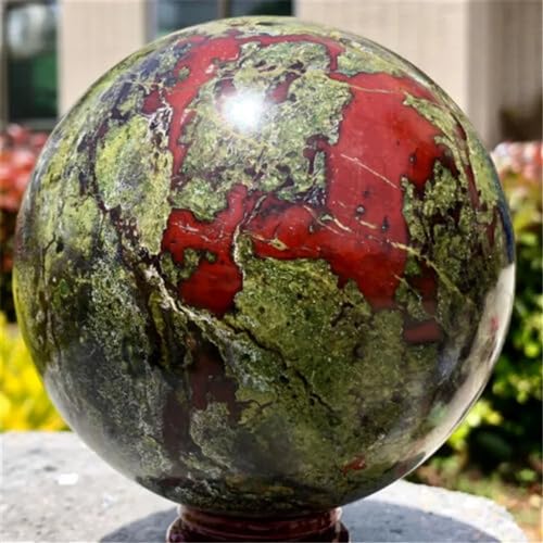 DPURPIWADY Stone The Dragon Blood stoneQuartz Crystal Sphere Ball