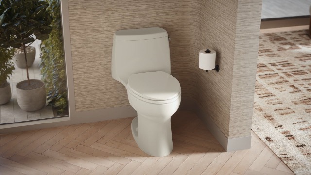KOHLER 30810-RA-96 Santa Rosa One-Piece Compact Elongated Toilet