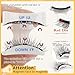 QUEWEL Magnetic Eyelashes 2 Pair Reusable Natural Look Magnetic Eyelashes with Applicator No Glue Needed Eyelashes Cat Eye Lash Clusters Kit Easy to Wear and Remove(B+L02)