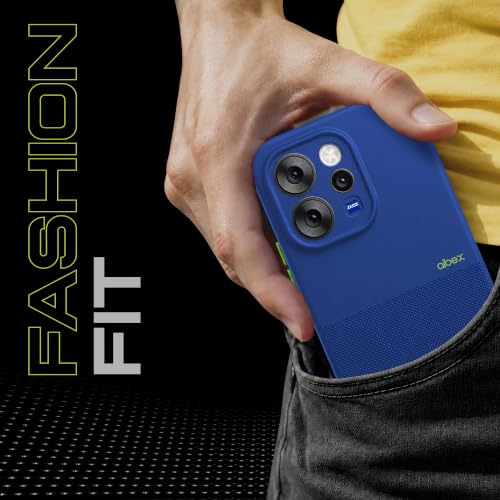 Image of AIBEX Premium Back Cover Case Compatible for Vivo V70 5G / Vivo V70 Elite 5G| Scratch & Drop Tested Shockproof Matte Texture Case with Soft Microfibre Lining | Slim Fit Cover with Anti-Scratch - Blue