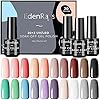 EdenRays-23pcs-Gel-Nail-Polish-Set-Soak-Off-UVLED-Gel-Starter-Kit-20-Vibrant-Colors-Base-Coat-Glossy-Matte-Top-Coat EdenRays 23pcs Gel Nail Polish Set, Soak Off UV/LED Gel Starter Kit, 20 Vibrant Colors, Base Coat, Glossy & Matte Top Coat, 23 Count (Pack of 1)