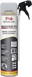 Espuma de Poliuretano Expansiva, Monocomponente, Alta Expansão, para Isolamento Térmico e Acústico, Fixação de Dutos e Ar-Condicionado, Preenchimento de Batentes Neoved Pu c/Aplicador 750g