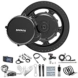 BAFANG Electric Bike Motor Kit Mid Drive BBS02B 48V 500W Bicycle Conversion Kit Ebike fit with...
