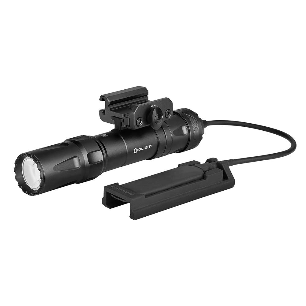 OLIGHT Odin Lampe Tactique Puissante Charguer Aimanté Fonction de Verrouillage Ultra-rapide 2000 LM 300M Compatible avec M-LOK, Picatinny et KeyMod pour Chasse,Recherche