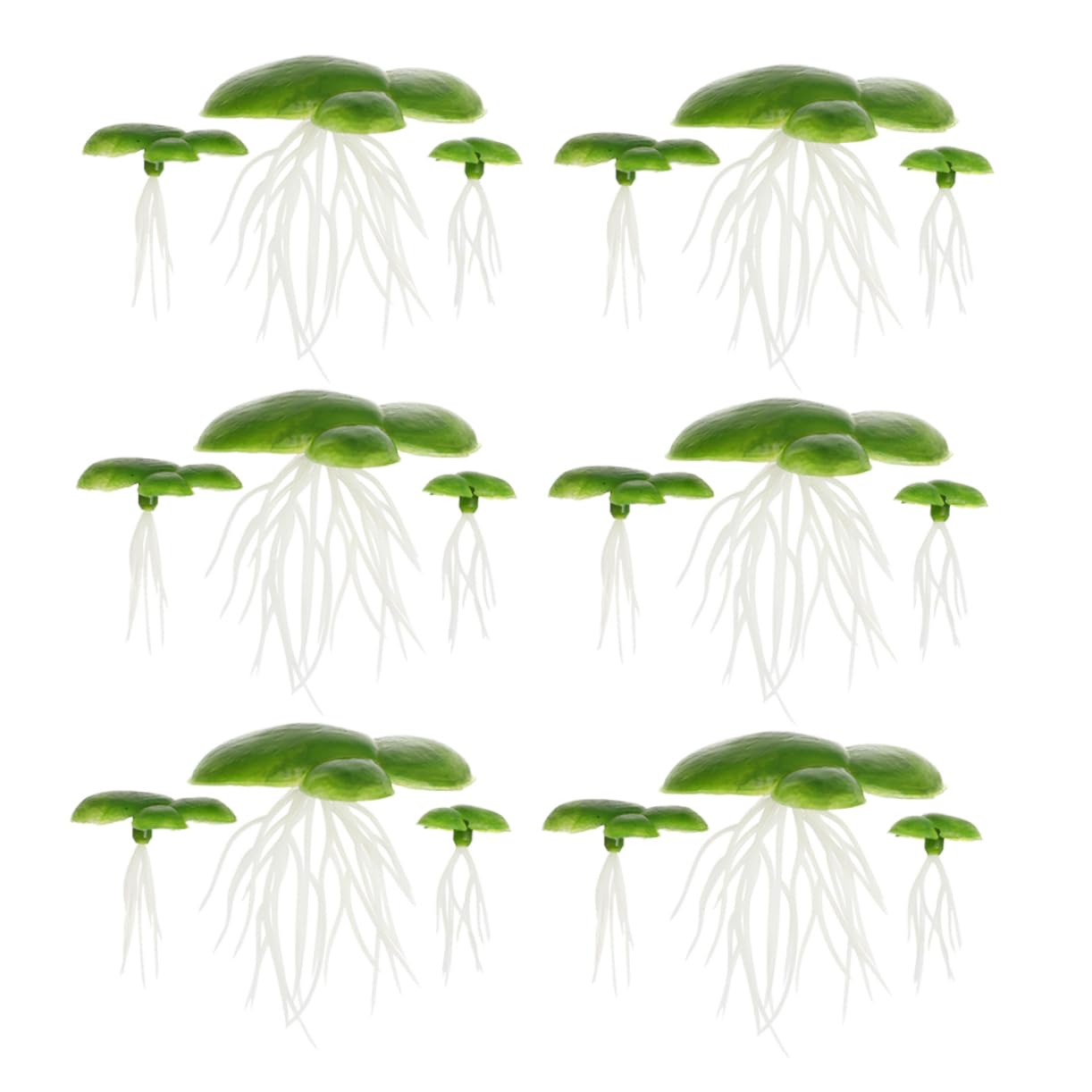 Toddmomy 5ensembles Plantes Flottantes Simulées pour Aquarium Décoration Plastique De Faux Canards pour Aquatique Naturel