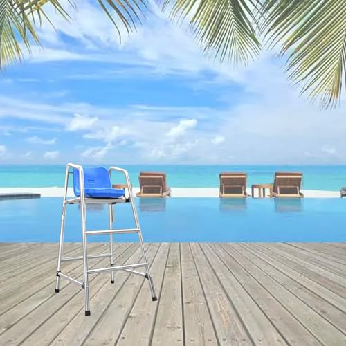 Chaise de sauvetage en acier inoxydable robuste avec crochet pour piscine de parc aquatique