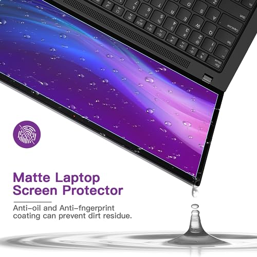 Image of Saco 14 Inch Anti Glare Anti Blue Light Screen Guard Compatible for HP Pavilion 14,Acer Aspire 14,Lenovo Ideapad 14,Thinkpad 14,ThinkBook 14,Asus Vivobook 14,Dell 14, MSI 14 Inch Laptop [16:9 Ratio]