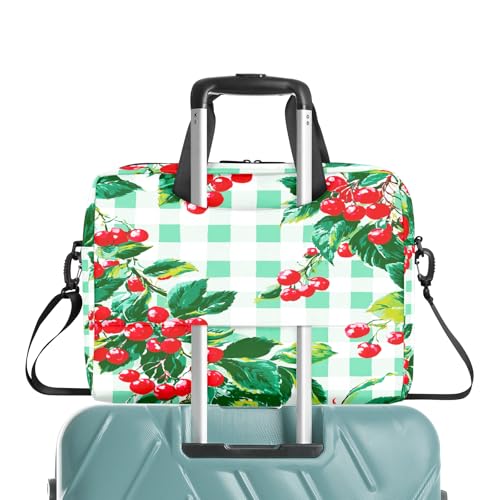 Berris Plaid Grid 16 Inch Laptop Bag Case Water-resistant miniatura 7
