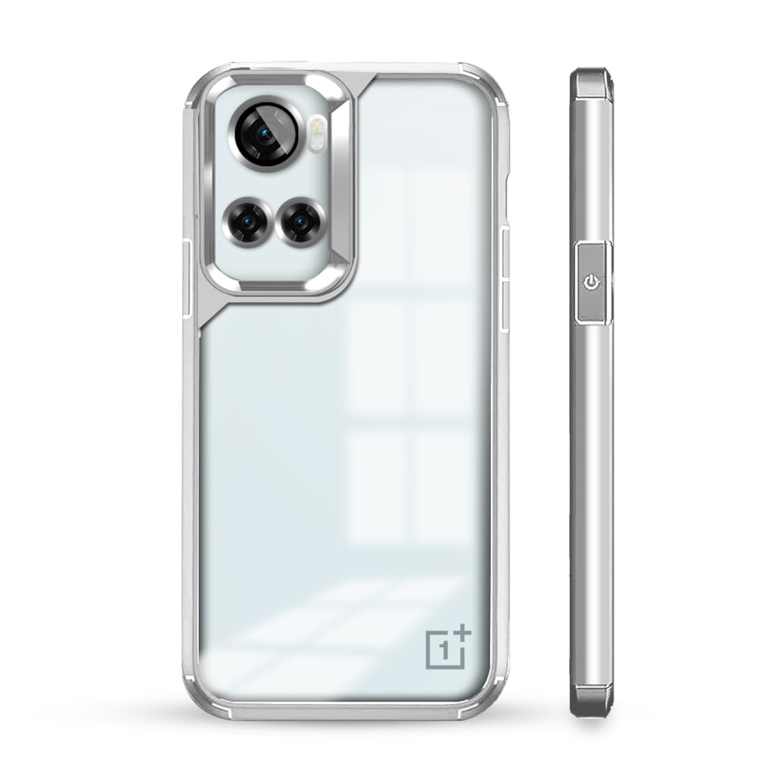 KARWAN®️Designed for Oneplus 10R Case Cover | Hard Plastic Back Cover Compatible with Oneplus 10R (TPU+Polycarbonate ||Electroplated Chrome| Silver (B0D9LPTFRR) Amazon Price History, Amazon Price Tracker