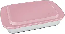 Forma Assadeira Lasanheira Retangular Clássica Marinex 3,7L com Tampa