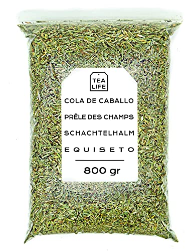 Cola de Caballo Infusión 800 gr - Té de Cola de Caballo - Cola de Caballo Planta para Infusión - Cola Caballo - Propiedades Diuréticas - Infusión de Hierbas (800 gr) Cover