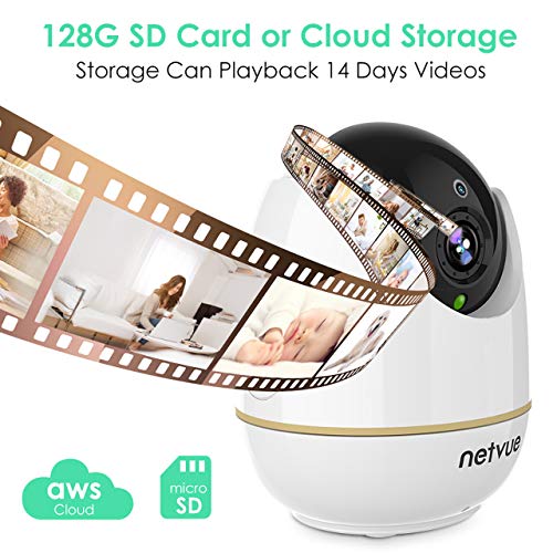 NETVUE Indoor Camera, Enhanced Security Camera with Advanced AI Skills for Pet/Baby/Nanny, 1080P FHD 2.4GHz WiFi Night… - Image 6