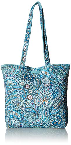 Vera Bradley Signature Cotton Tote Bag, Daisy Dot Paisley