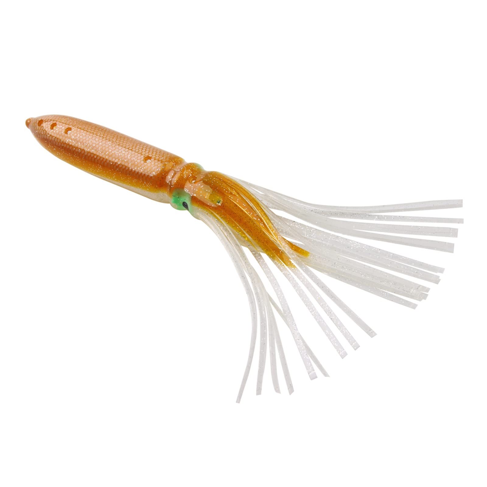 XILILHC 10 Esche da Pesca da 30 Cm/11,81 Pollici 56 G, Gonne Morbide for Calamari | Esca da pesca alla traina for polpo for esche da jigging in silicone