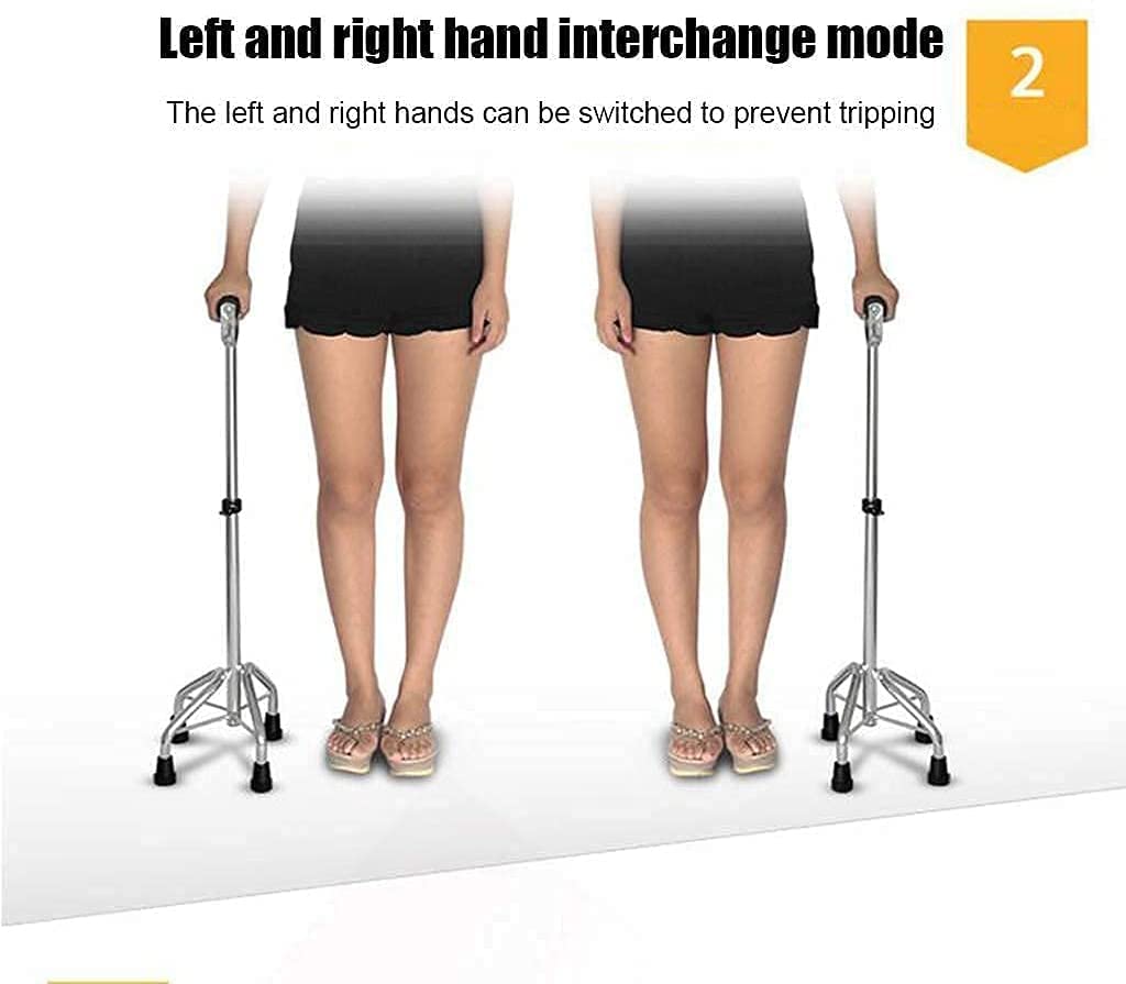 Bastón ligero y ajustable para equilibrar el equilibrio, muleta de aluminio para hombres y mujeres, bastón ortopédico ultra estable de Drive, accesorios para la atmósfera