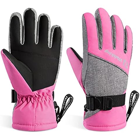 Walsking Kids Winter Snow&Ski Gloves Cover