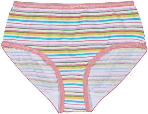 Trimfit Girls' 100% Cotton Tagless Colorful Briefs 10-Pack, XL (14-16)2