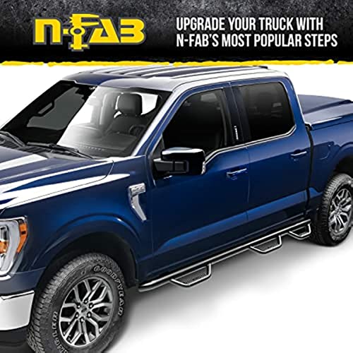 N-Fab Nerf Steps Gloss Black para Ford F-250/F-350 2017-2022 miniatura 6