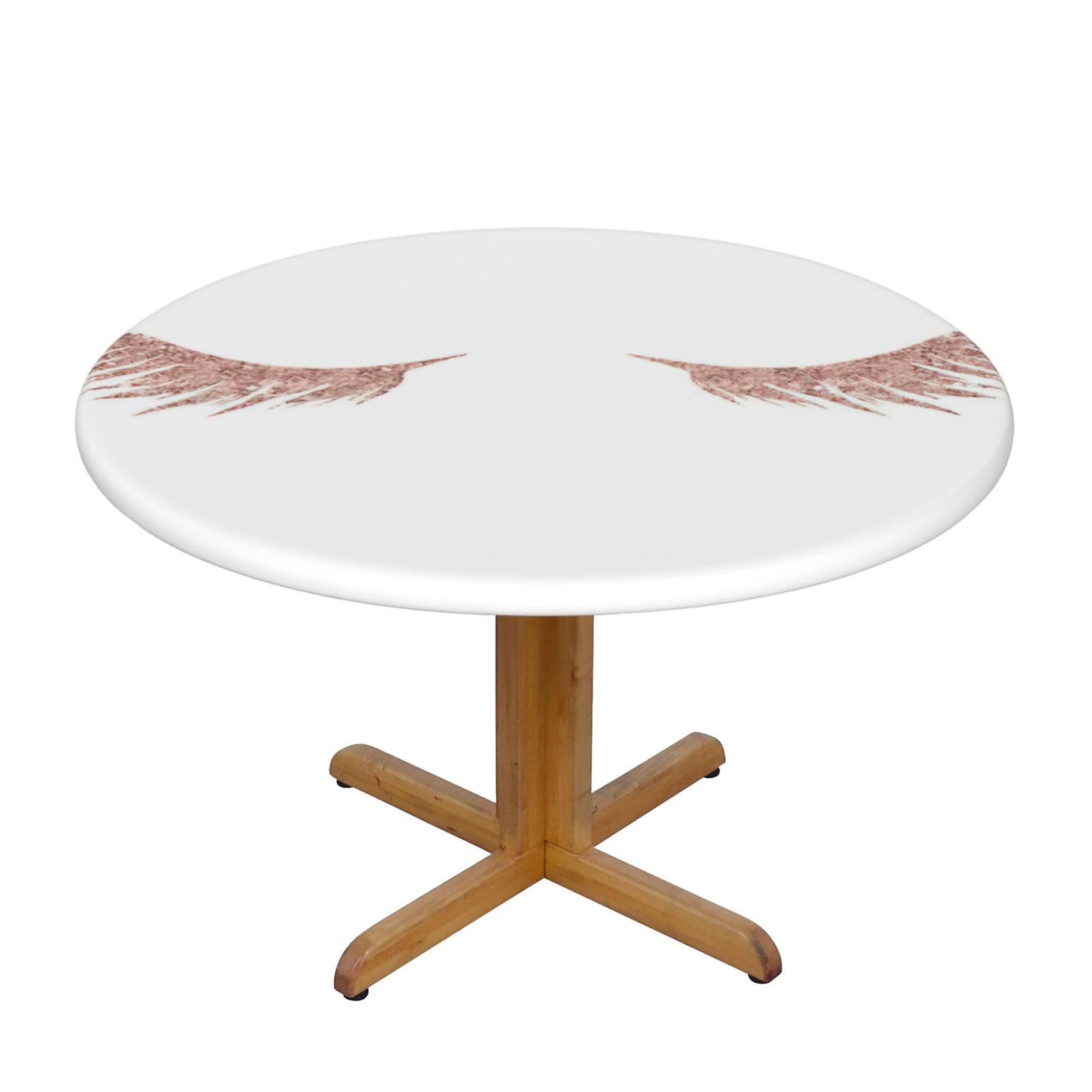 Nappe ronde ajustée imperméable anti-tache contre les accidents table
