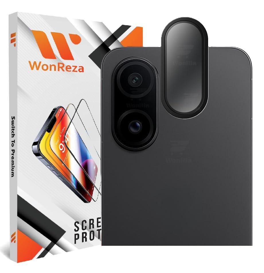 Image of Pack 1 - Metal Frame Camera lens Protector for Vivo X200 FE 5G Camera Tempered Glass Aluminum Alloy Rings, Ultra-HD Metal Frame- Black
