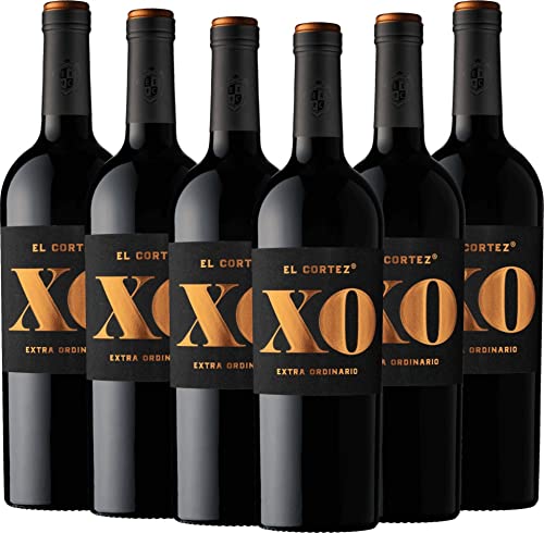 El Cortez XO Extra Ordinario von Bodega Torre Oria - Rotwein 6 x 0,75l VINELLO - 6er - Weinpaket inkl. kostenlosem VINELLO.weinausgießer