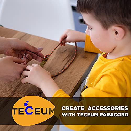Teceum 31-1-BTV-1-3 Paracord Type Iii 550 Orange – 200 Ft – 4Mm – Tactical Rope Mil-Spec thumb #6