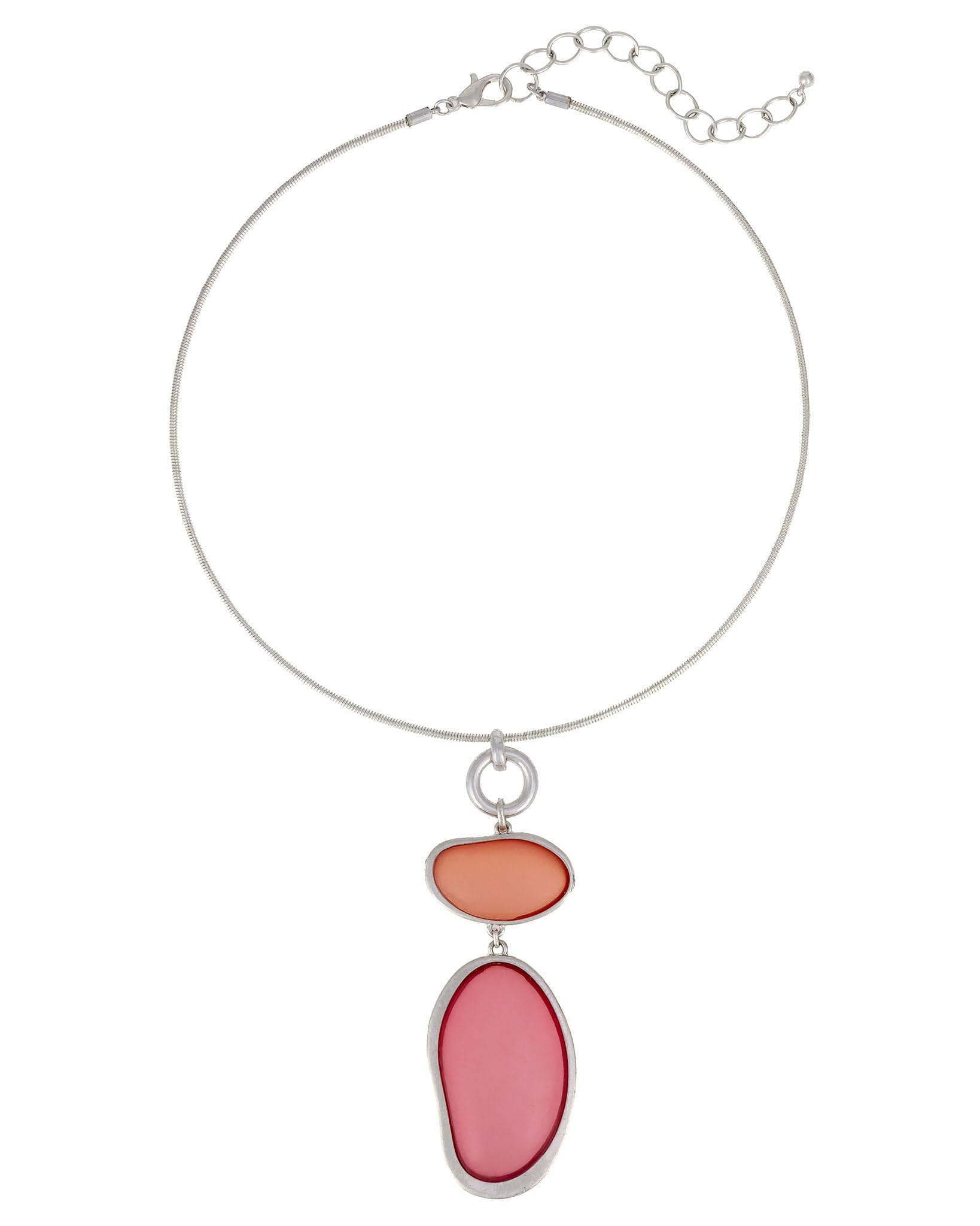 Collana con ciondolo in pietra fard
