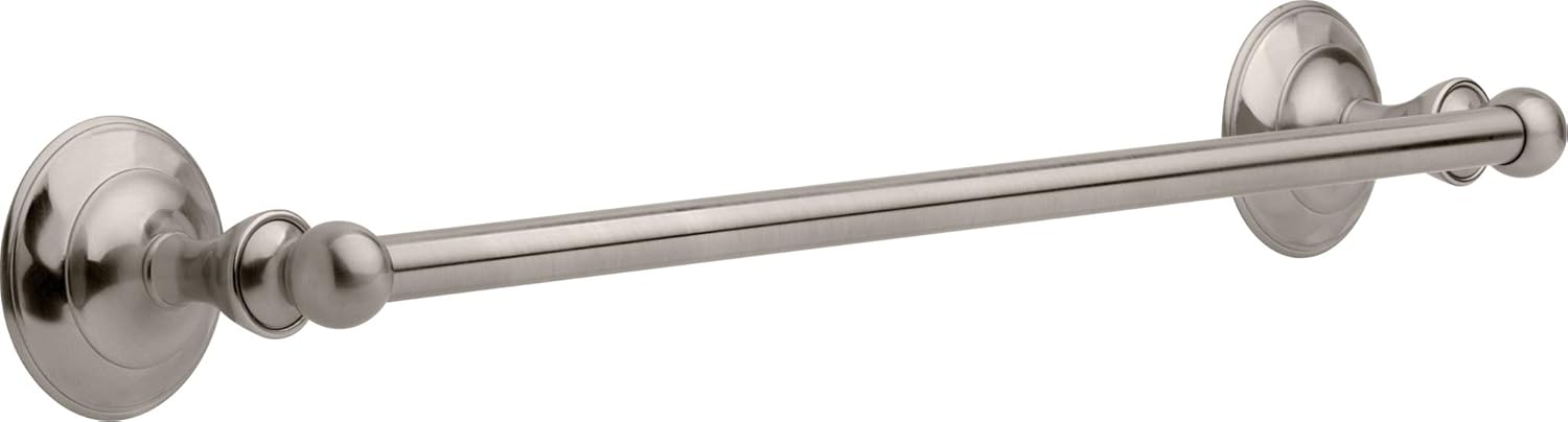 Delta Faucet 133055 Pirouette 18 Inch Towel Bar Rack, Satin Nickel