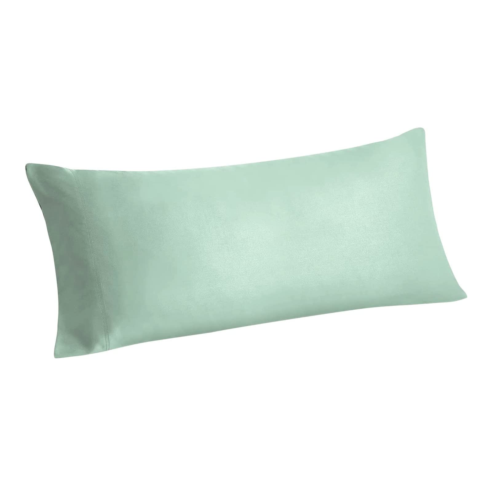 BEDELITE Body Pillow Pillowcase, Rayon from Bamboo, Mint Green, 20"x54"