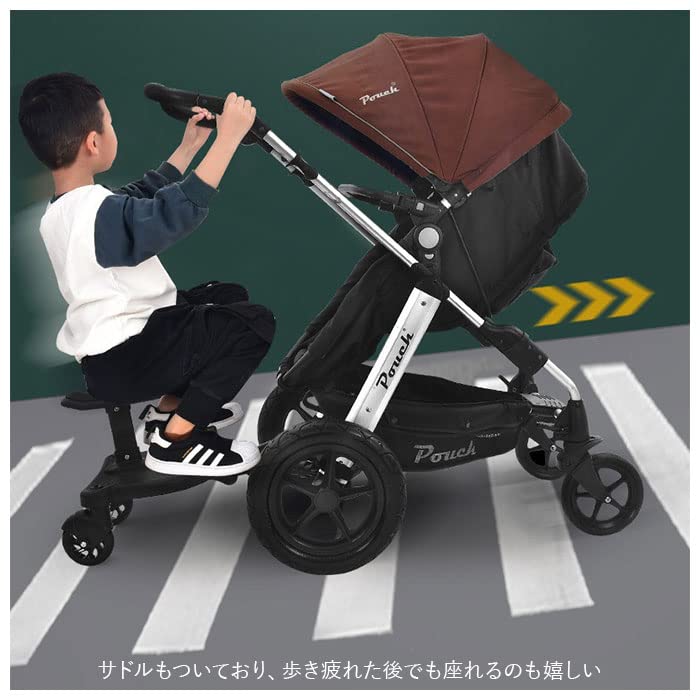 ベビーカーステップ 楽天市場】□楽天1位□ ベビーカーステップ ベビーカーボード 2-in-1