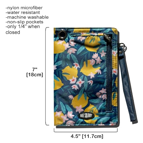 Image of Big Skinny Women's Plus Size myPhone Bi-Fold Slim Wallet, Holds Up to 20 Cards