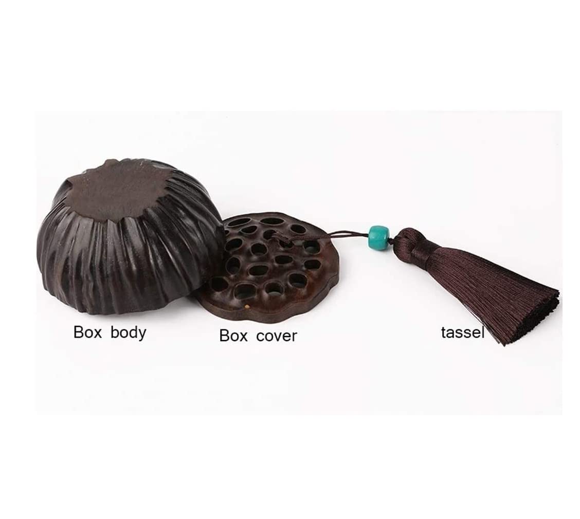 Bruciatore di Incenso Zen Creative Lotus Incenso Scatola Di Bruciatore Casa Bastone Sedile Forno Legno Sandalo Per Interni Adatto per Casa