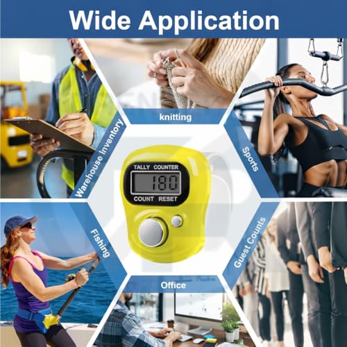 Counter for Chanting Mantra | Mini Hand Naam Jap Counter Tally Finger Ring Digital Electronic Head Counter Machine for Mantra Jaap, Cricket & Daily Use (2 Pcs-Random Color) (Mini Hand Tally Counter) 4 51hA3pu ayL