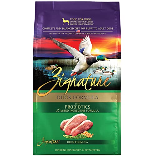 Zignature Dog Food, Duck, 25...