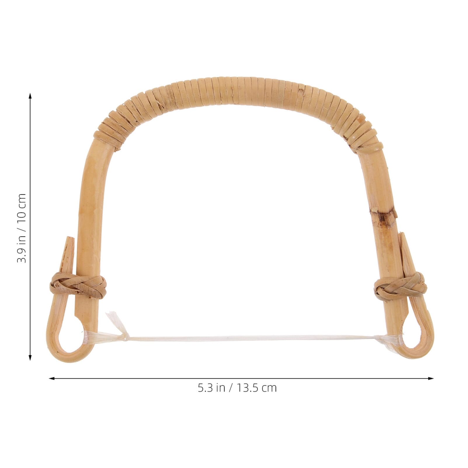 Garneck Tiradores de tetera de madera, mango de repuesto para caldera de hierro, mango de protección contra quemaduras intercambiable, asas de bambú para olla de cerámica, accesorios de cerámica