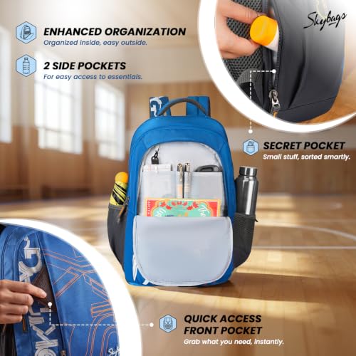 Image of Skybags Brat Pro Max 15.6 Inch Compatible Unisex 35L Laptop Backpack | Premium Durable Fabric| 3 Compartments | Padded Backpanel | Office & Casual Travel Backpack for Men & Women